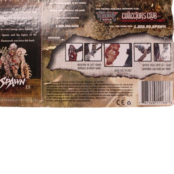 Vintage HATCHET Curse of the Spawn Action Figure McFarlane Toys Series 13 Sealed - Picture 7 of 7